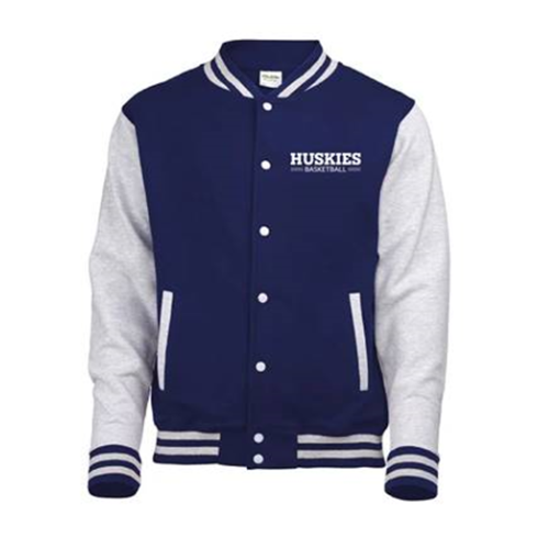 ADULT VARSITY JACKET - NAVY & GREY